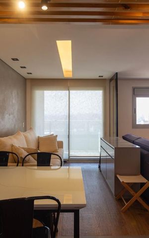 Apartamento à venda com 59m², 1 quarto e 2 vagas