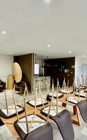 Apartamento para alugar com 48m², 2 quartos e 1 vaga Apartamento para alugar com 48m², 2 quartos e 1 vagaÁrea comum - Salão de festas