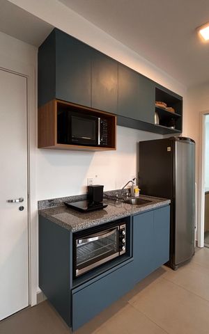 Apartamento à venda com 37m², 1 quarto e sem vaga Apartamento à venda com 37m², 1 quarto e sem vagaCozinha e sala