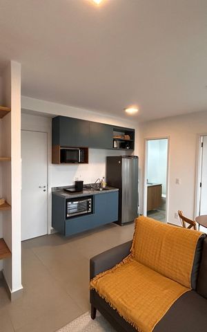 Apartamento à venda com 37m², 1 quarto e sem vaga Apartamento à venda com 37m², 1 quarto e sem vagaSala e cozinha