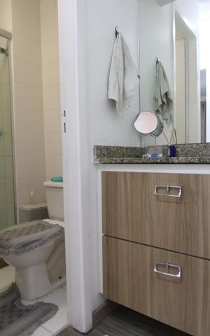 Apartamento à venda com 74m², 3 quartos e 1 vagaBanheiro social