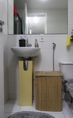 Apartamento à venda com 74m², 3 quartos e 1 vagaBanheiro da suíte
