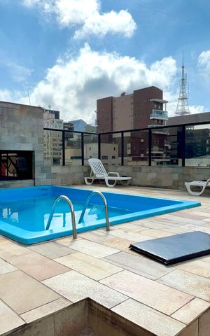 Apartamento à venda com 40m², 1 quarto e 1 vagaPiscina
