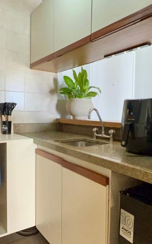Apartamento à venda com 40m², 1 quarto e 1 vagaCozinha
