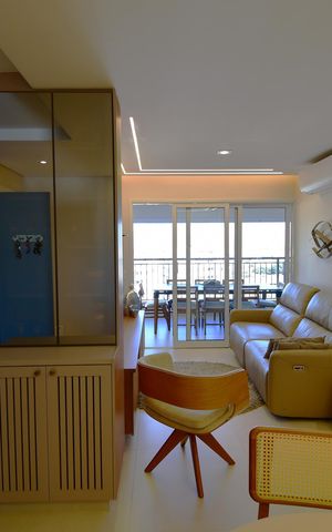 Apartamento para alugar com 80m², 3 quartos e 2 vagasSala