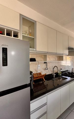 Apartamento à venda com 45m², 2 quartos e 1 vaga Apartamento à venda com 45m², 2 quartos e 1 vagaCozinha e Área de Serviço