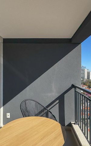 Studio à venda com 33m², 1 quarto e sem vagaSacada
