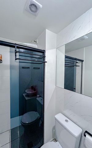 Apartamento à venda com 34m², 2 quartos e sem vagaBanheiro