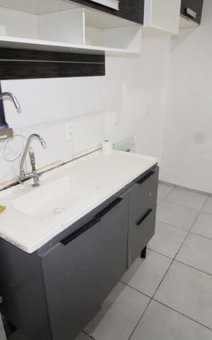 Apartamento à venda com 41m², 2 quartos e sem vagaCozinha e Área de Serviço