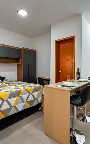 Apartamento para alugar com 24m², 1 quarto e sem vaga