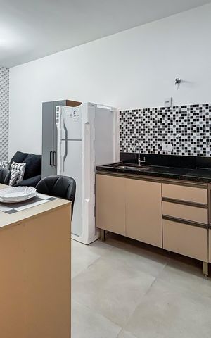 Apartamento para alugar com 24m², 1 quarto e sem vaga