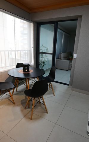 Apartamento para alugar com 54m², 1 quarto e 1 vaga