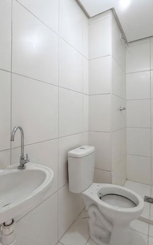 Apartamento à venda com 34m², 2 quartos e sem vaga Apartamento à venda com 34m², 2 quartos e sem vagaBanheiro