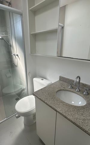 Apartamento para alugar com 58m², 2 quartos e 1 vagaBanheiro 2