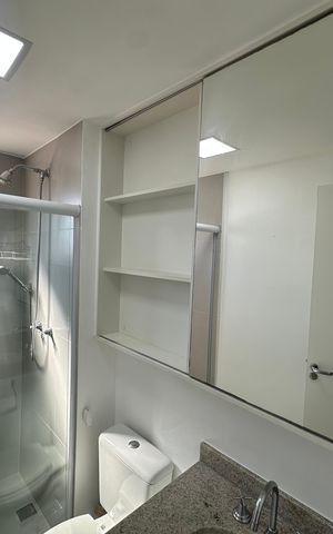 Apartamento para alugar com 58m², 2 quartos e 1 vagaBanheiro 2