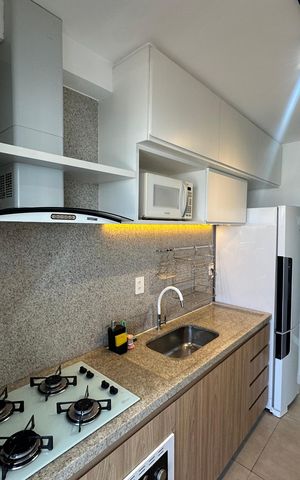 Apartamento para alugar com 58m², 2 quartos e 1 vagaCozinha 