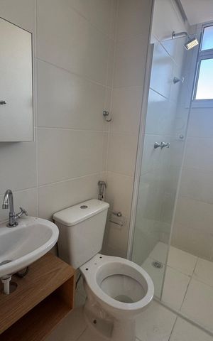 Apartamento para alugar com 45m², 2 quartos e 1 vaga Apartamento para alugar com 45m², 2 quartos e 1 vagaBanheiro