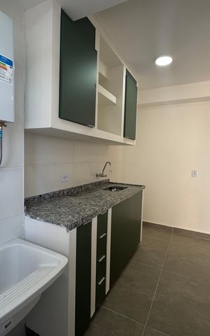 Apartamento para alugar com 45m², 2 quartos e 1 vaga Apartamento para alugar com 45m², 2 quartos e 1 vagaCozinha e Área de Serviço