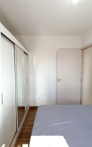 Apartamento à venda com 45m², 1 quarto e 1 vagaQuarto