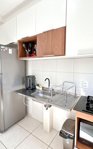 Apartamento à venda com 45m², 1 quarto e 1 vagaCozinha