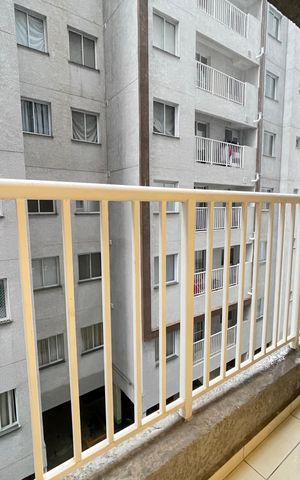 Apartamento para alugar com 38m², 2 quartos e sem vagaVaranda