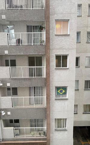 Apartamento para alugar com 38m², 2 quartos e sem vagaVaranda