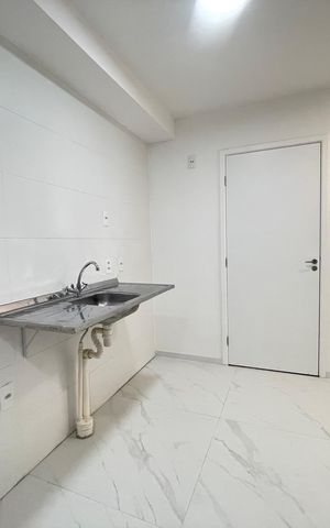 Apartamento para alugar com 38m², 2 quartos e sem vagaCozinha e Área de Serviço