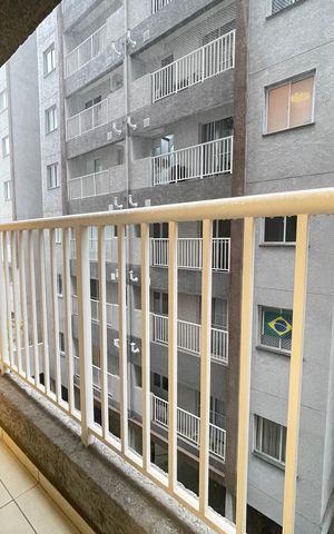Apartamento para alugar com 38m², 2 quartos e sem vagaVaranda
