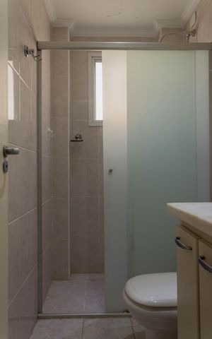 Apartamento à venda com 103m², 3 quartos e 1 vaga Apartamento à venda com 103m², 3 quartos e 1 vagaBanheiro da Suíte 1