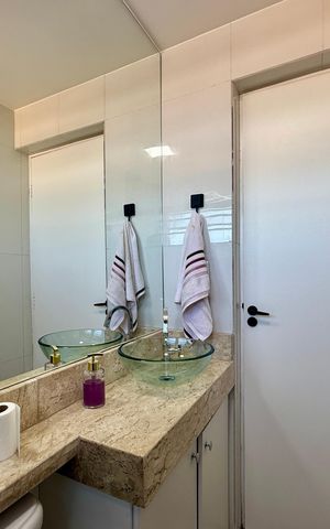 Apartamento à venda com 52m², 2 quartos e 1 vaga Apartamento à venda com 52m², 2 quartos e 1 vagaBanheiro