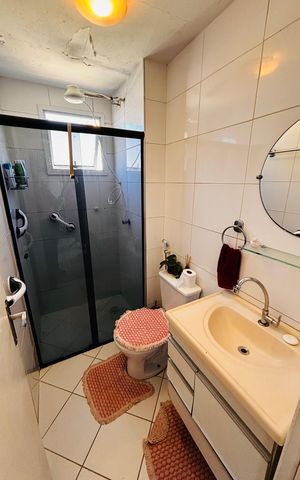 Apartamento para alugar com 55m², 2 quartos e 1 vaga Apartamento para alugar com 55m², 2 quartos e 1 vagaBanheiro