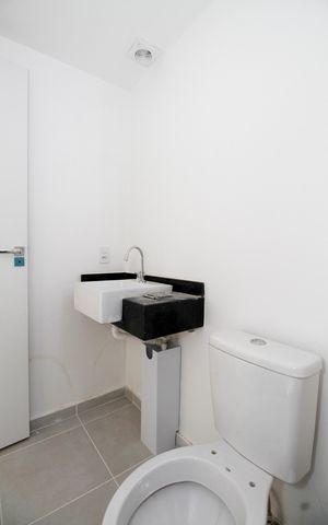 Studio à venda com 25m², 1 quarto e sem vaga Studio à venda com 25m², 1 quarto e sem vagaBanheiro