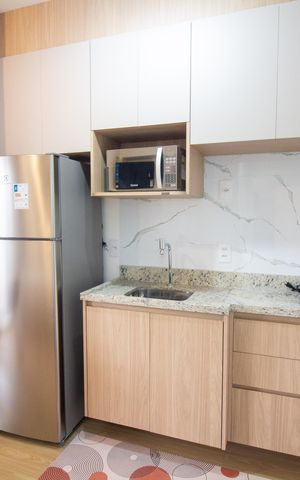 Studio para alugar com 22m², 1 quarto e sem vaga Studio para alugar com 22m², 1 quarto e sem vagaCozinha
