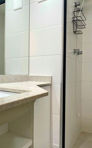 Studio para alugar com 25m², 1 quarto e sem vaga Studio para alugar com 25m², 1 quarto e sem vagaBanheiro