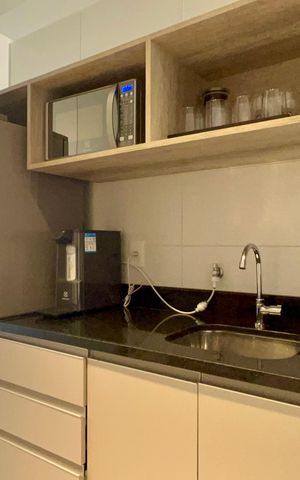 Studio para alugar com 25m², 1 quarto e sem vaga Studio para alugar com 25m², 1 quarto e sem vagaCozinha