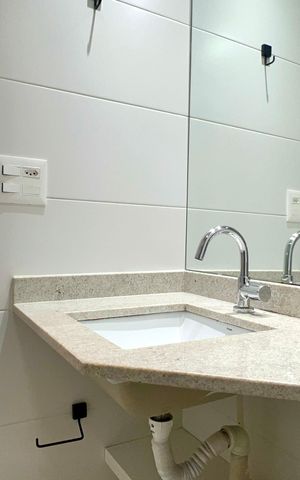 Studio para alugar com 25m², 1 quarto e sem vaga Studio para alugar com 25m², 1 quarto e sem vagaBanheiro