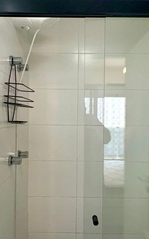 Studio para alugar com 25m², 1 quarto e sem vaga Studio para alugar com 25m², 1 quarto e sem vagaBanheiro