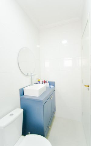 Casa de condomínio à venda com 132m², 3 quartos e 3 vagasBanheiro da Suíte 3