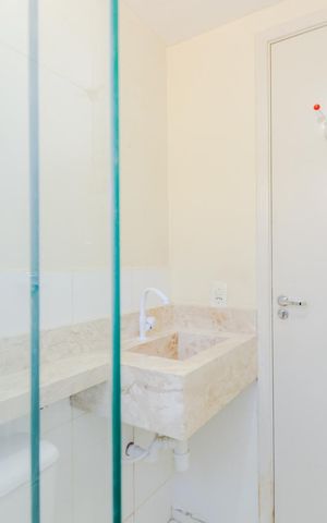 Apartamento para alugar com 45m², 2 quartos e 1 vagaBanheiro