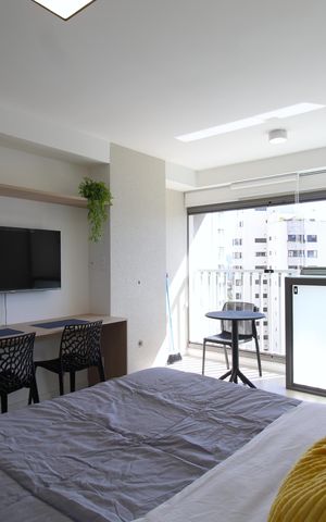 Studio à venda com 26m², 1 quarto e sem vagaSala/Quarto