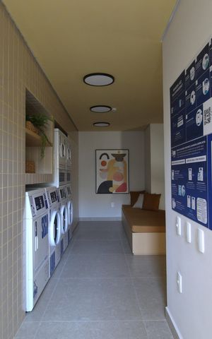 Studio à venda com 26m², 1 quarto e sem vagaÁrea Comum - Lavanderia