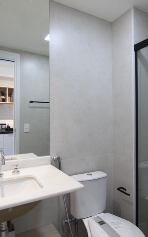 Studio à venda com 26m², 1 quarto e sem vagaBanheiro