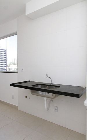 Apartamento para alugar com 45m², 2 quartos e 1 vagaCozinha e Área de Serviço