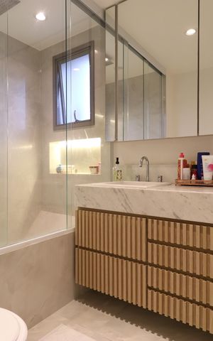 Apartamento à venda com 149m², 3 quartos e 2 vagasBanheiro da Suíte 3