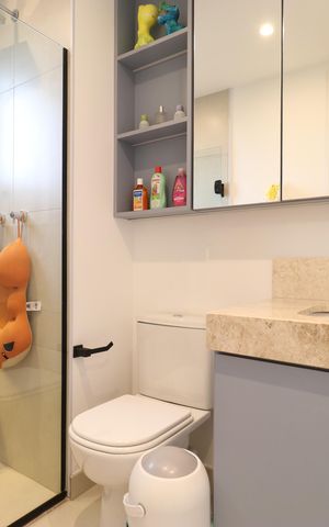 Apartamento à venda com 149m², 3 quartos e 2 vagasBanheiro da Suíte 2
