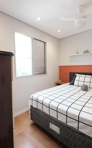 Casa de condomínio à venda com 88m², 2 quartos e 1 vagaQuarto 2
