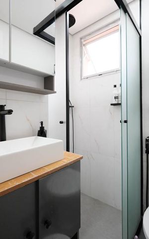 Casa de condomínio à venda com 88m², 2 quartos e 1 vagaBanheiro social