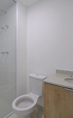 Apartamento para alugar com 28m², 1 quarto e sem vagaBanheiro do Quarto 1