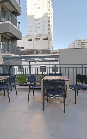 Apartamento para alugar com 28m², 1 quarto e sem vagaÁrea comum - Piscina