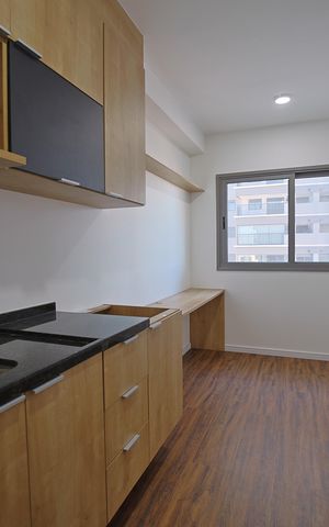 Apartamento para alugar com 28m², 1 quarto e sem vagaSala/Cozinha e Área de Serviço